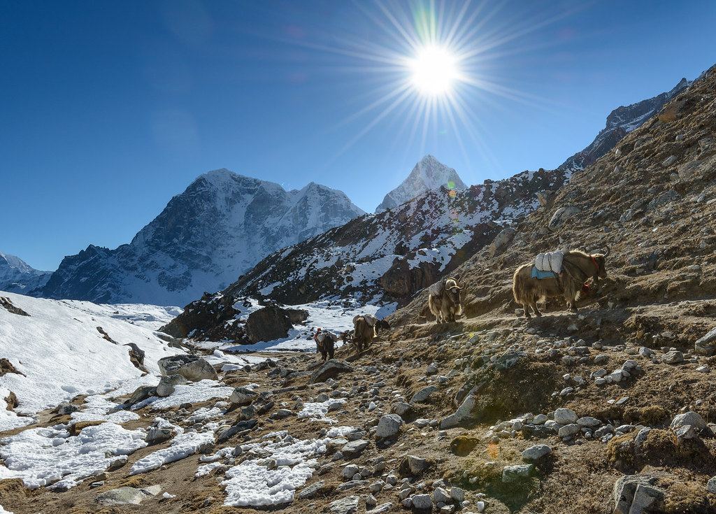 Going back from Everest Base Camp