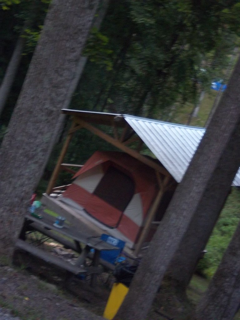 Tents on Platform
