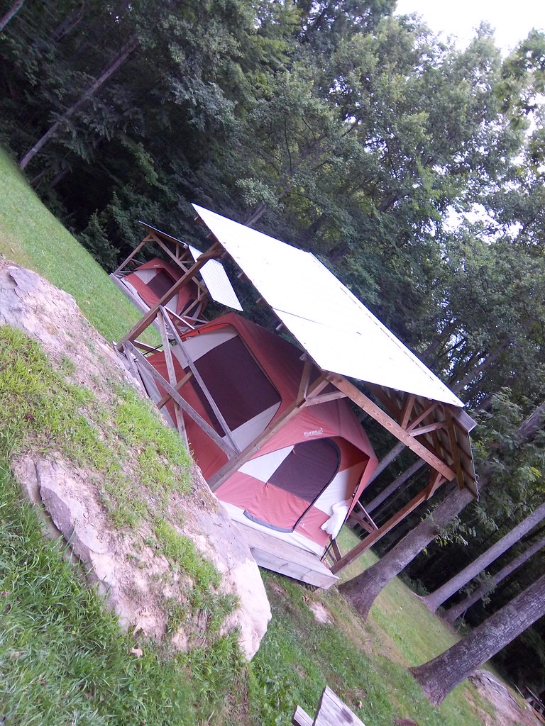 Tents on Platform