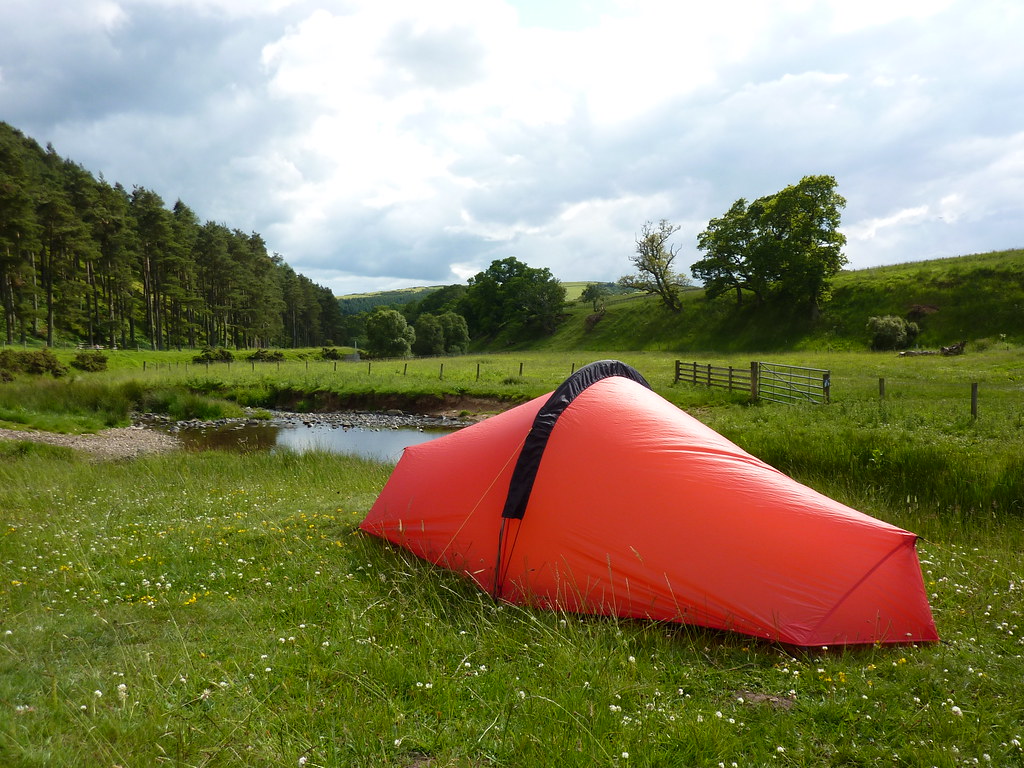 Wild Camping outside Abbey St Bathans